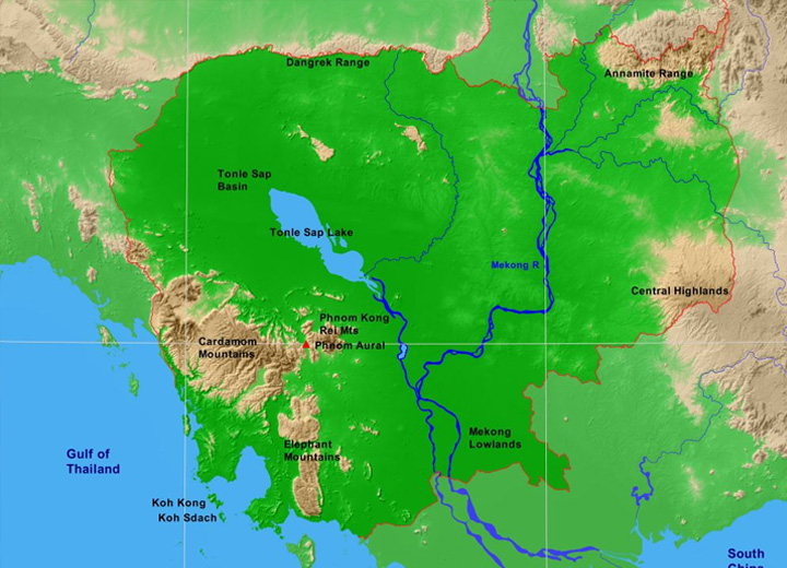 Cambodia Geography